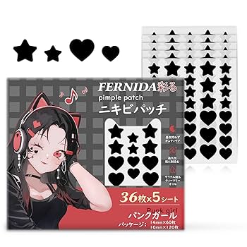 Amazon.co.jp: FERNIDA スポットパッチ 大量 肌荒れケア 6カラー